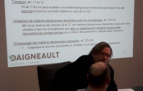 Me Daigneault au CPEQ le 21 février 2017