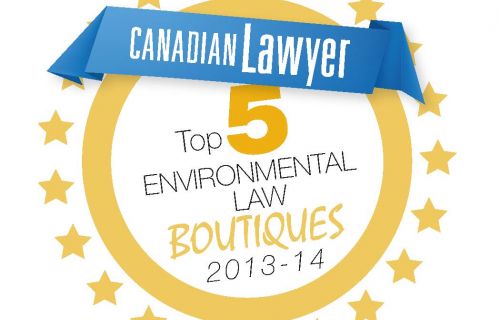 Daigneault, avocats inc., classé parmi le « top 5 » des cabinets-boutiques canadiens en droit de l’environnement